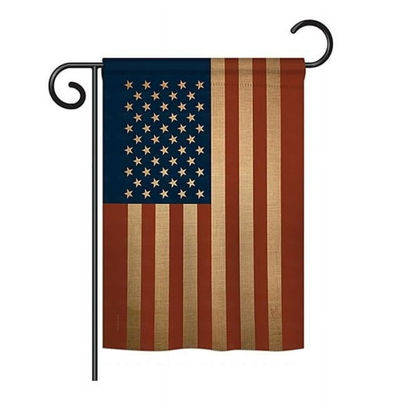 Breeze Decor BD-CY-G-108399-IP-DB-DS02-US USA Flags of the World - Everyday Nationality Impressions Decorative Vertical Garden Flag - 13 x 18.5 in.