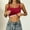 Red, variant on IUYRTFE Women Padded Tank Top with Bow Detail Scoop Neck Sleeveless Cami for Summer Layering