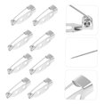 thumbnail image 4 of LEEYNEER 50 Pcs Coiless Safety Pins  DIY Craft with Silver Metal Design, 4 of 6
