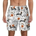 thumbnail image 2 of Goofa Halloween Dachshund Printed Men's Swim Trunks Board Shorts Quick Dry Mens Swimming Trunks with Compression Liner,Breathable Fit Hawaii Beach Shorts-Large, 2 of 9