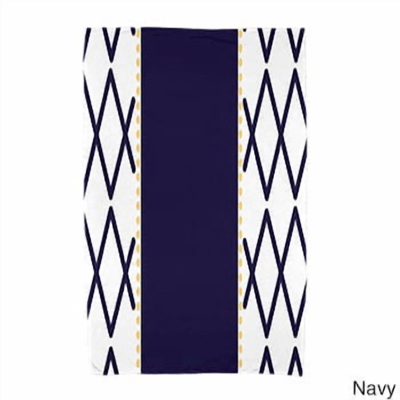 Simply Daisy 30" x 60" Knot Fancy Geometric Print Beach Towel