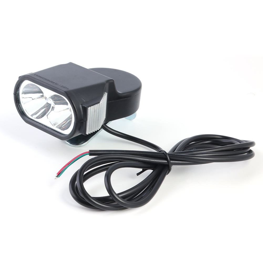Xewsqmlo EBike Headlight Horn Light 36V 48V 60V Electric Scooter