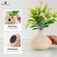thumbnail image 6 of Radicaln Verona Marble Flower Vase 5.5 inches - Handmade Stone Bud Vase Home Decor for Living Room, Bedroom, Office – Premium Quality Flower Pots, 6 of 7