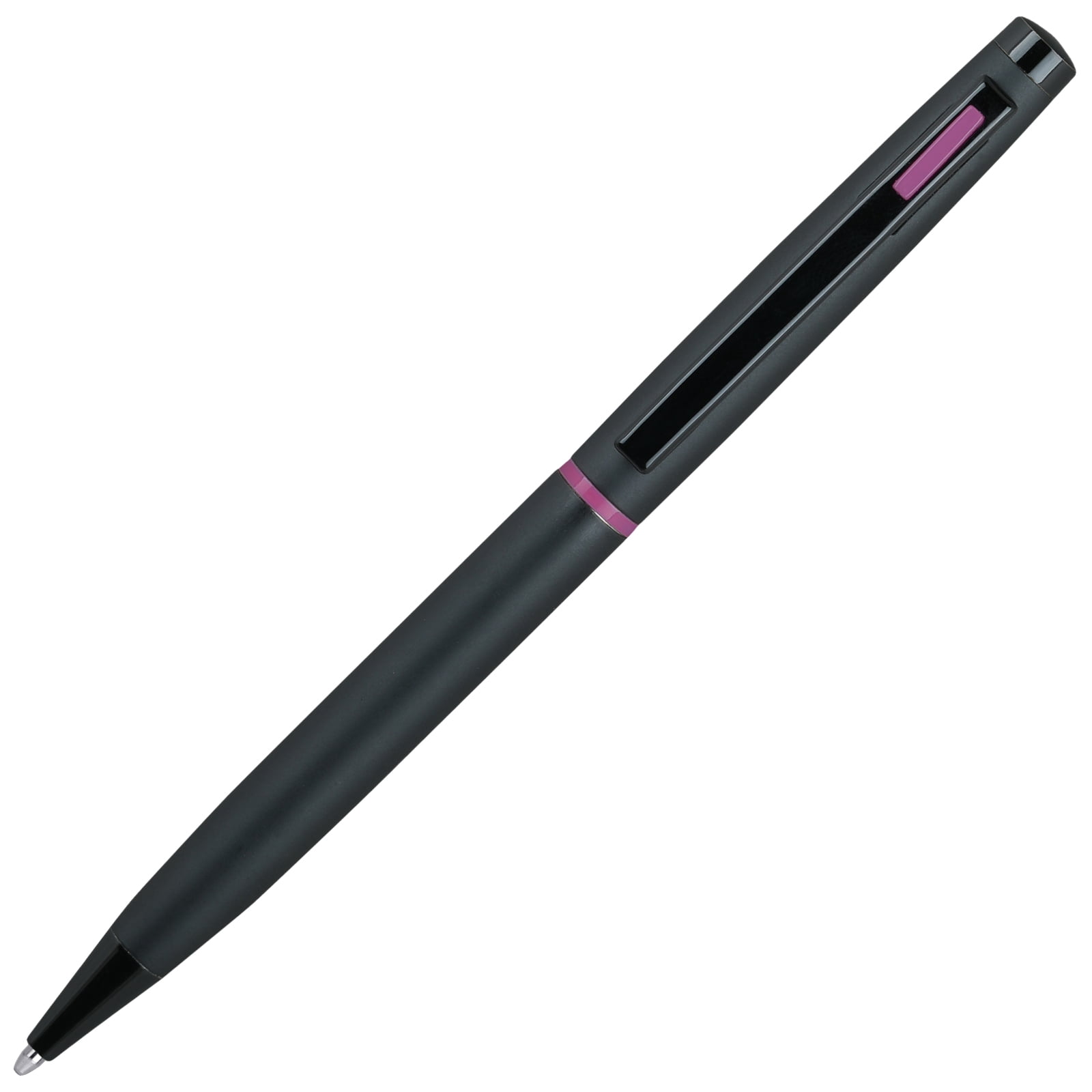 4G Ball Pen - Matt Black with Purple Accents with Single Gift Box Rosewood