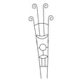thumbnail image 3 of Enrejado para Plantas Enrejado Metálico Jardín Soporte para Plantas de Hierro Vertical Maceta Resistente Antióxido Adecuado para Plantas Trepadoras Jardines Terrazas Decoración Exterior, 3 of 8