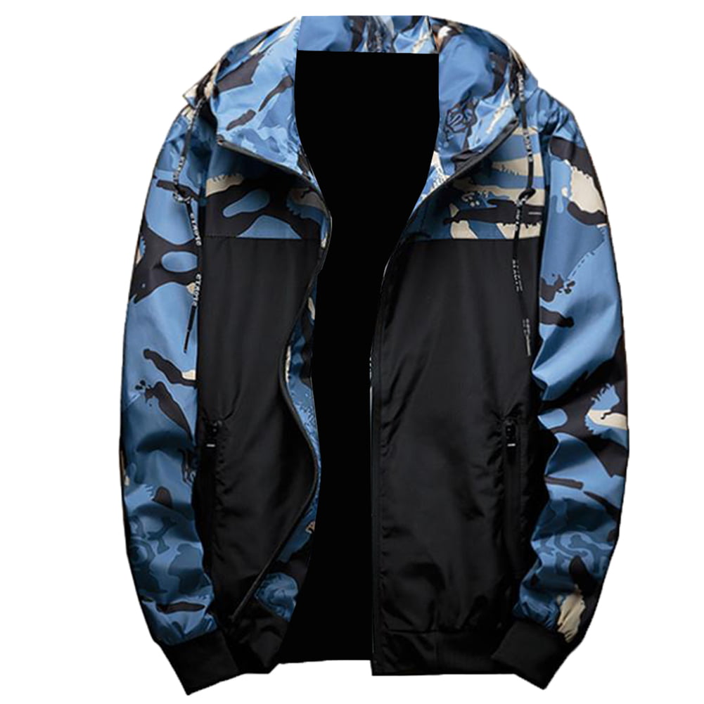 Details about   Men's Retro Puffer Rain Coat Removable Hood Lightweight Zipper Slim Fit Jacket 