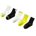 thumbnail image 4 of 5 pares de calcetines para niños de algodón peinado con patrón de cara sonriente de dibujos animados, accesorios unisex S (para 1 a 4 años), 4 of 5