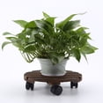 thumbnail image 2 of jinwen Support de Plante Roulant Roues de Chariot pour Pot de Fleurs Rond 35cm, 2 of 9