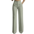 thumbnail image 3 of Inglocry Dress Pants Women 2026 Fashion High Waist Straight Leg Office Work Slacks Business Casual Trousers with Pockets Light Gray S, 3 of 7
