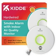 Kidde Hardwired Smart Smoke Detector with Indoor Air Quality Monitor & Battery Backup