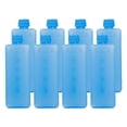 thumbnail image 2 of 8Pcs Reusable Freezer Ice Packs for Coolers | Long-Lasting Cooling Ice Blocks for Lunch Boxes, Camping, Fishing, and Air Conditioner Fans, Blue, 2 of 9