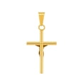 thumbnail image 2 of Dije Cristo Tubo Liso 3.0 cm Oro Sólido 10k, 2 of 4