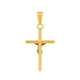 thumbnail image 2 of Dije Cristo Tubo Liso 3.0 cm Oro Sólido 10k, 2 of 4