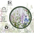 thumbnail image 5 of Stall Shower Curtain,36x72 inch RV Bathroom Shower Curtains Set with Hooks,Spring Floral Plants Bath Curtain,Waterproof Fabric, 5 of 6