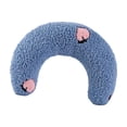 thumbnail image 3 of 2 almohadas para el cuello de mascotas, juguete masticable de peluche para perros, gatitos y gatos. Azul y blanco, 3 of 9