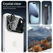 [2 Pack] Camera Lens Protector for Apple 17 Pro Max, 9H Tempered Glass Camera Cover Screen Protector Accessories, HD Clarity, Anti-scratch, Bubble Free, Case Friendly, Shockproof Full Protective