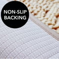 thumbnail image 3 of Ultra Soft Chenille Bathroom Rug, Thick Fluffy Super Absorbent Mat for Bathroom &amp; Kitchen, Non-Slip Backing, Quick Dry Machine Washable Rug for Home Decor (Stylish Design, 3 of 6
