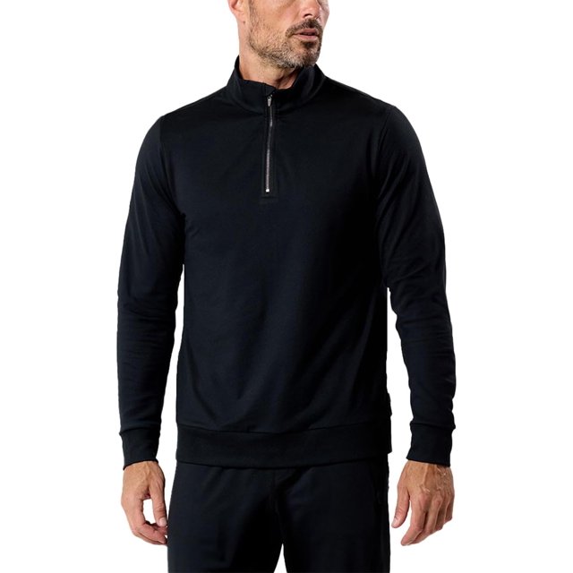 AIR-Endeavor Quarter Zip Pullover Men S-4XL Mens 1/4 Zip Golf Sweater Jacket