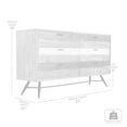 thumbnail image 5 of Bridges 6 Drawer Dresser in Two Tone Acacia Wood, 5 of 9