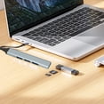 thumbnail image 1 of Hub Tipo C, Estación De Acoplamiento USB 3.0 Gris Espacial 5 Gbps Plug And Play Para La Familia, 1 of 7