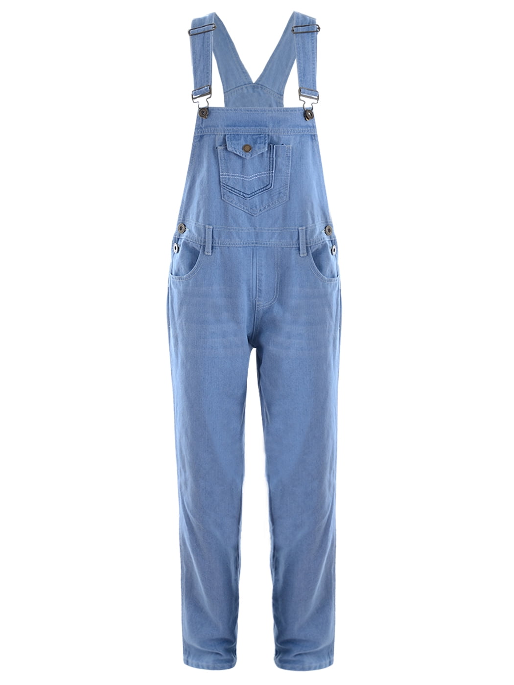 blue jean overalls