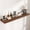 Walnut-55" W, Set of 1, variant on Floating Shelves For Wall 55 Inch Wide X 12 Deep Long Wood Shelf Living Room Bathroom Bedroom Kitchen Home - (walnut 55" W 12" D 2" H)