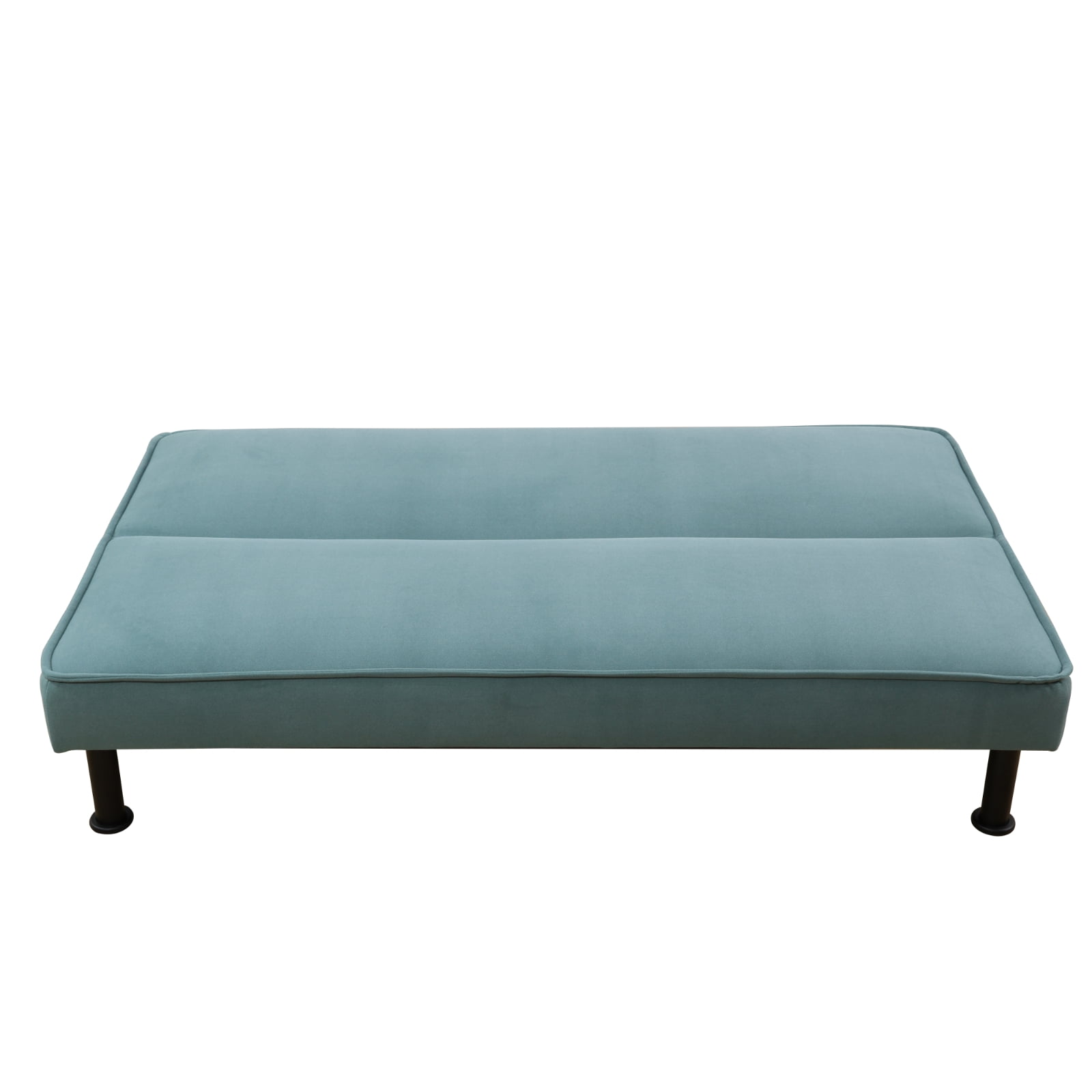 Convertible Sofa Couch Futon Bed Fannel Sleeper Sofa, Adjustable Futon Couch, Loveseat for Living Room,Brown