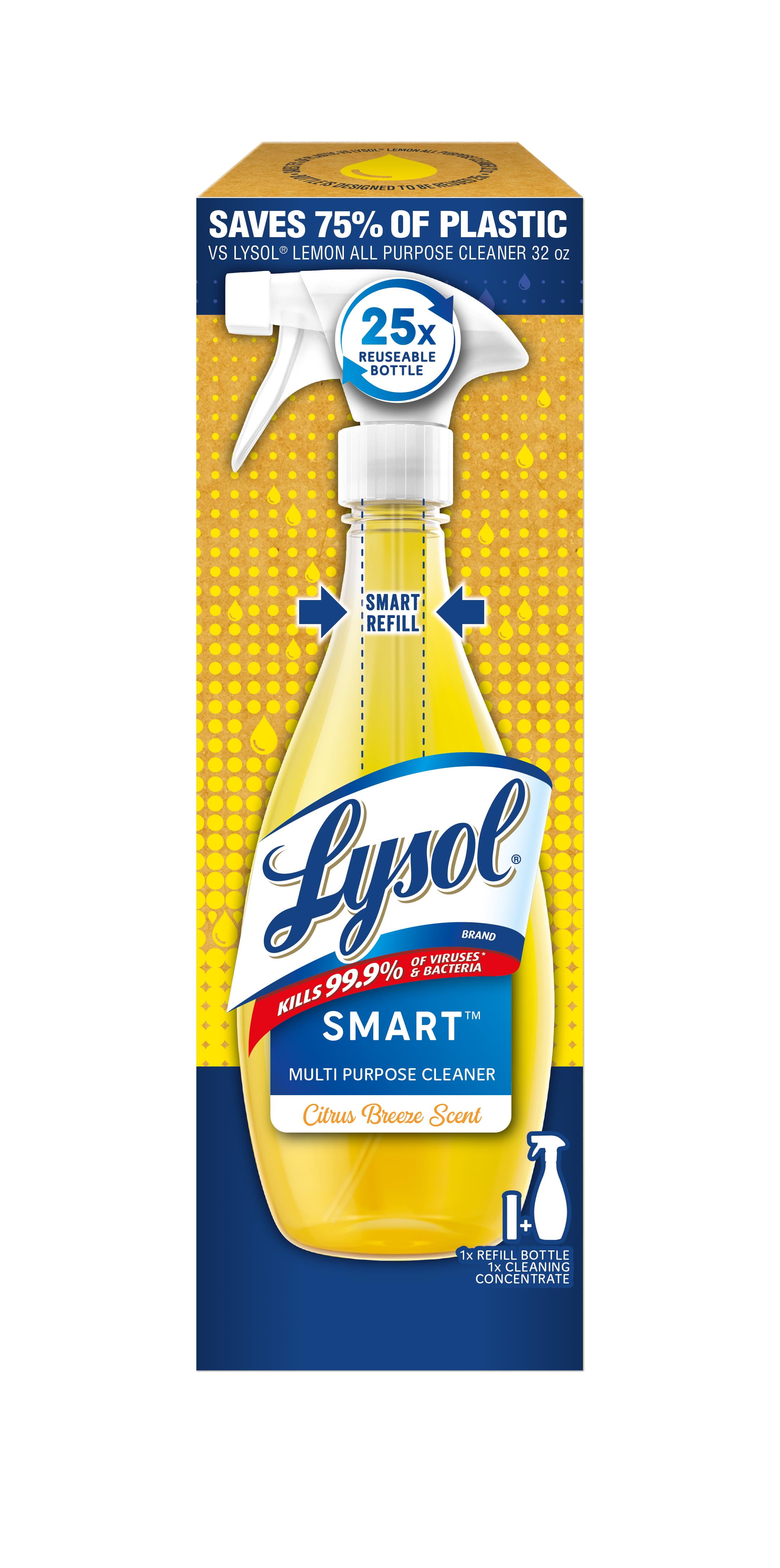 Lysol SMART Multi Purpose Cleaner 1 1 Citrus Breeze Starter Kit lysol-smart-multi-purpose-cleaner-1-1-citrus-breeze-starter-kit