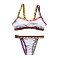 thumbnail image 1 of WILLBEST Traje de Baño de Manga Larga Para Mujer, Conjunto de Tankini Para Playa, Traje de Baño de Punto, Traje de Baño Separado de Verano Con Sombrero A Juego, Traje de Baño Informal, 1 of 4