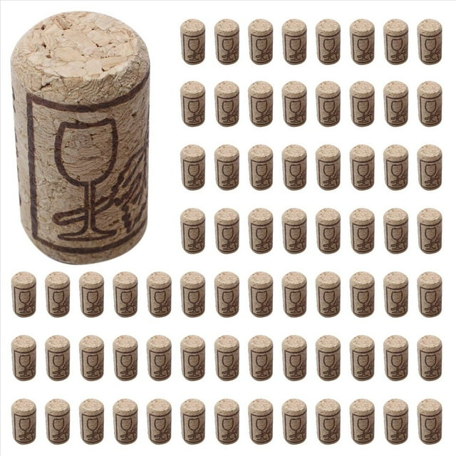 400Pcs Wine Cork Reusable Functional Portable Sealing Wine Cork Wine Bottle Cover for Bottles Wine,400 x Wine cork,Wood Color