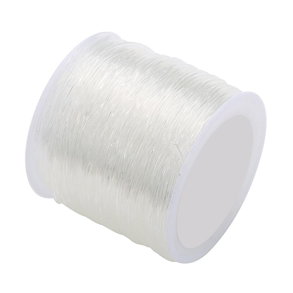 55 Meters 1.5mm 1 Roll Clear Elastic Stretch Thread Jewelry Making Accessories Beading Cords Clear