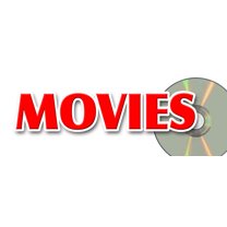 12" MOVIES DECAL sticker theatre motion picture cinema watch popcorn flick