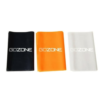 3 mini-bandes élastiques GoZone – Noir/orange/blanc