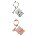 thumbnail image 1 of 2 Pieces Girls Wristlet Wallet ID Card Holder Purse Bracelet Key Handbag Baoblaze Carteras de pulsera, 1 of 8