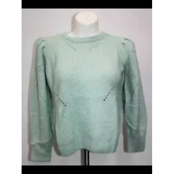 INC Womens Green Long Sleeve Jewel Neck Sweater XL