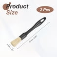thumbnail image 2 of Uxcell 2 Pcs Car Tire Shine Applicator Brush High Density Automotive Tire Dressing Brush Car Cleaning Duster with Storage Stand for Auto Detailing Cleaning, Yellow, 2 of 6