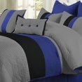 thumbnail image 2 of Luxor Treasures FLORENCE 8PC FLBL Full Florence Microfiber Bedding Set - Blue, 8 Pieces, 2 of 3