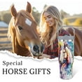 thumbnail image 6 of Horse Stuff Gifts for Women Girls, 30oz Horse Tumbler with Handle, Gift for Men Lovers, Stainless Steel Insulated Water Bottle Tie Dye Cup Mug, 6 of 6