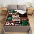 thumbnail image 5 of American Football Gifts Blanket for Boys American Football Throw Blanket Football Team Gift Plush Cozy Blanket for Bed Sofa Unique Gifts for Football Lovers 80×60, 5 of 6