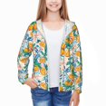 thumbnail image 3 of Cauagu Colorful Fruits Print Sun Protection Jacket for Teen,Full-Zipper Long Sleeve Sun Shirts with Pockets UV Hoodie Shirts Outdoor Athletic Jacket-Medium, 3 of 7