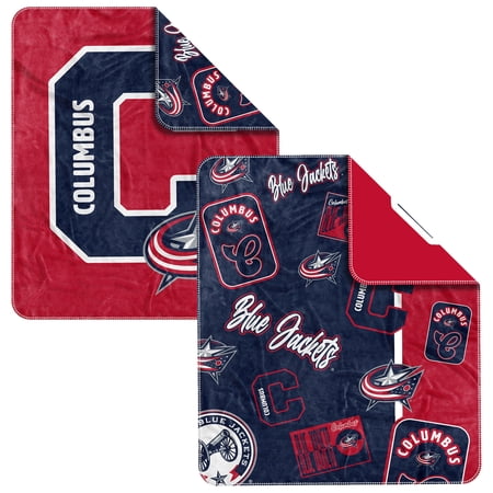 Columbus Blue Jackets 50 x 60 Dream Weave Throw Blanket