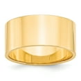 thumbnail image 1 of Bande Plate Légère en Or Jaune 14K 10mm Taille 11, 1 of 3