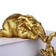 thumbnail image 3 of Decoración colgante de elefante, 3 piezas/juego de estatuas de elefante, estatuas de elefante, estatuas de resina de elefante, máxima comodidad, 3 of 8