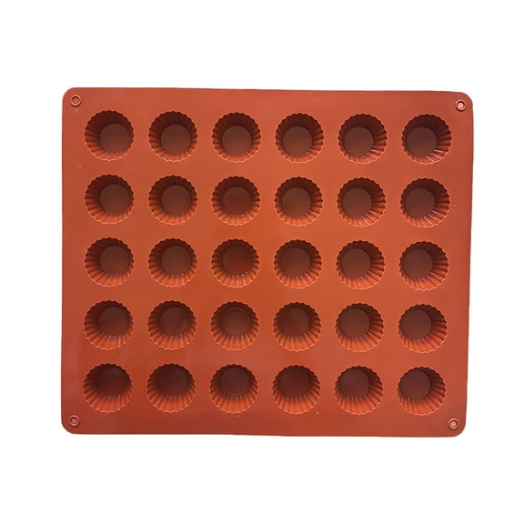 WEIOUKC Peanut Butter Cup Molds, Silicone Mini Tart Pan,Cavity Silicone Baking Mold, Non-Stick Chocolate & Cupcake Tray for Brownie