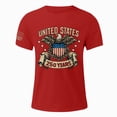 thumbnail image 5 of CAUYDY American Flag Shirts for Men USA Patriotic T-Shirt 4th of July Tee Tops(L101-Red,XXL), 5 of 5