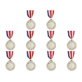 thumbnail image 1 of Medalla 5 Cm Plata Con Cinta para El Cuello Premios Ganador Juegos Pelota, 1 of 4