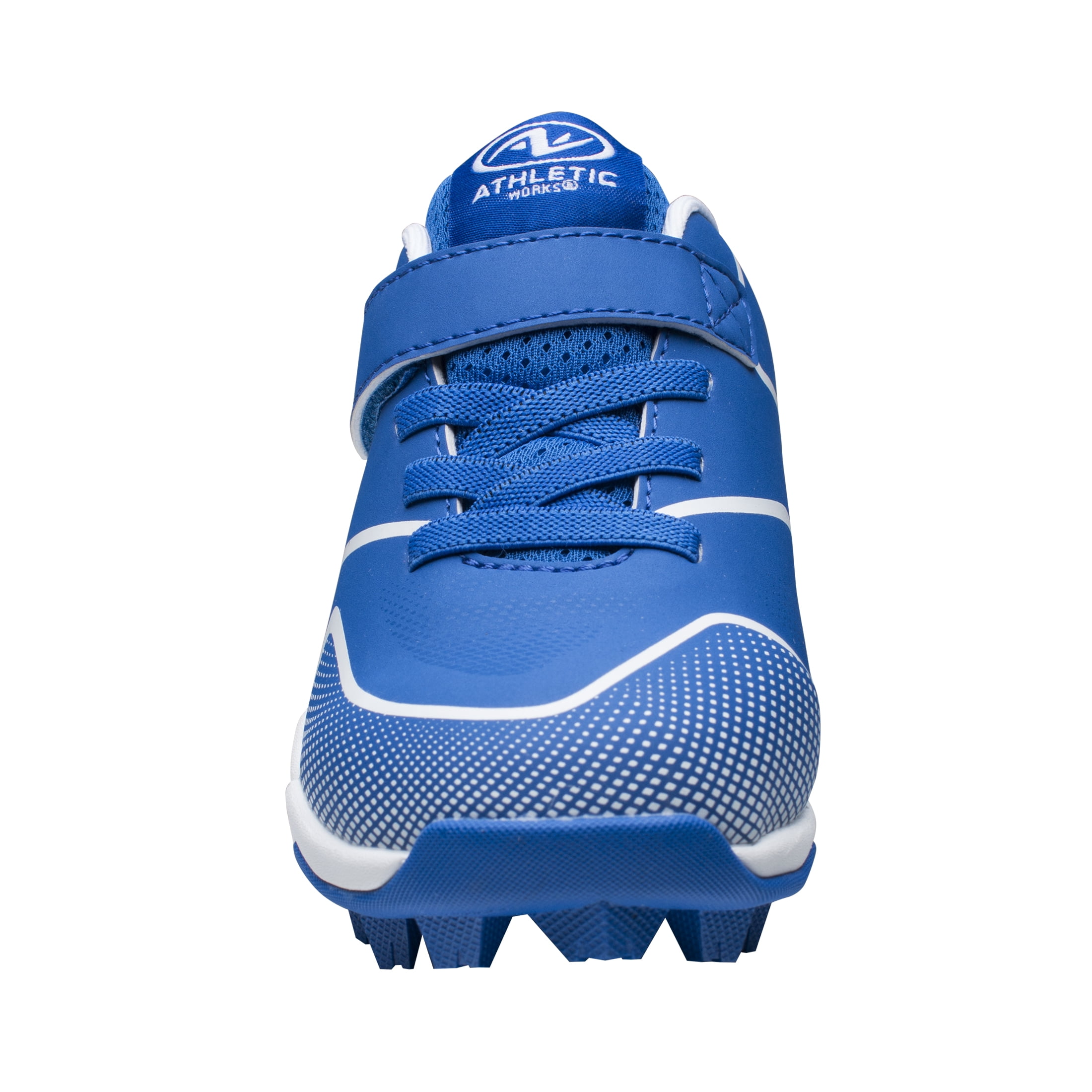 Athletic Works Youth Unisex Baseball Cleats, Blue Kids
