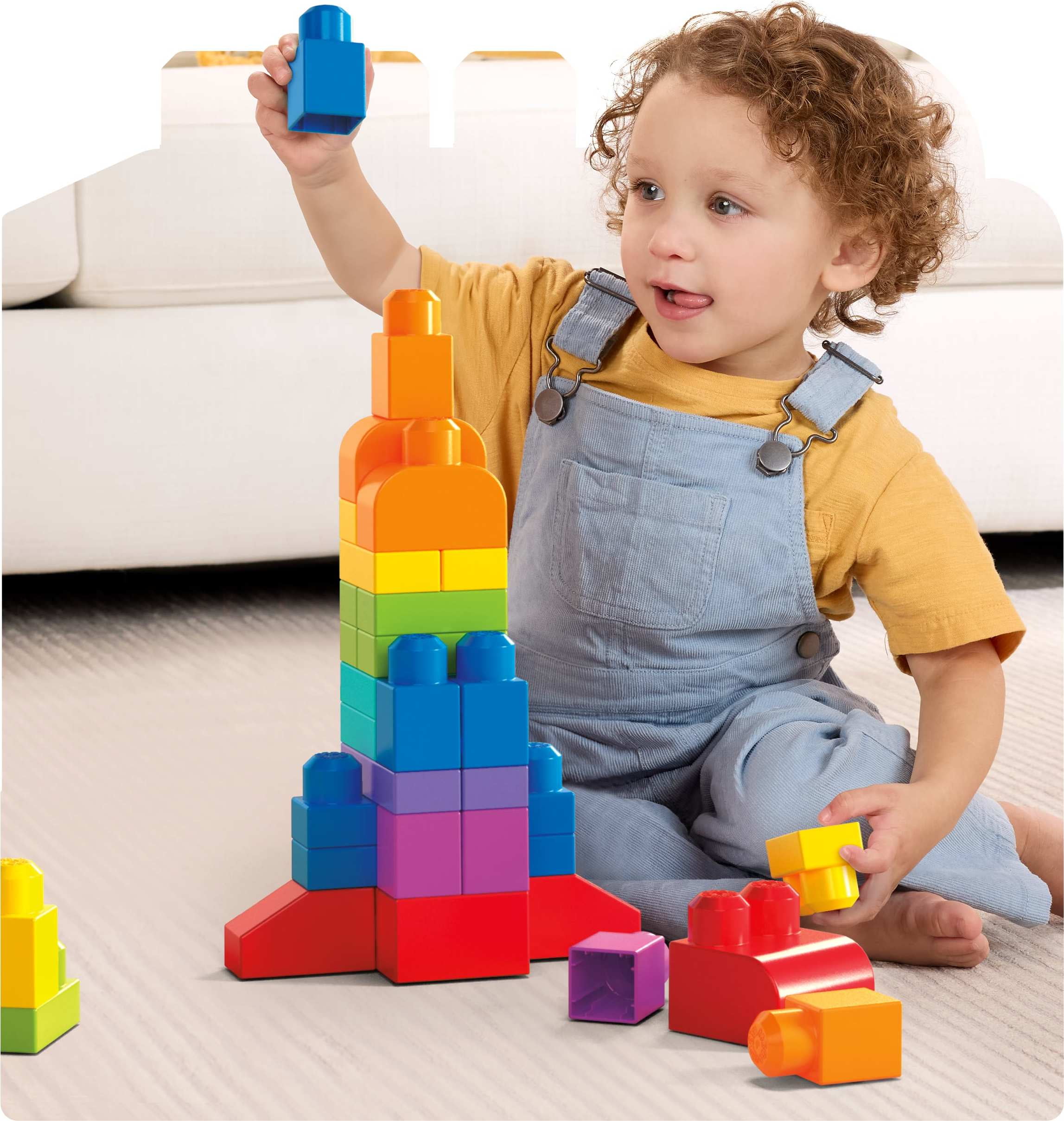 Mega Bloks Grand sac de blocs [80 pièces] Âges 1-5