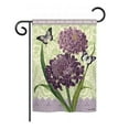 thumbnail image 2 of Breeze Decor 04079 Floral Iberis 2-Sided Vertical Impression House Flag - 28 x 40 in., 2 of 2