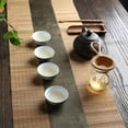 thumbnail image 5 of Bamboo Tea Filter Tea Infuser Loose Tea Strainer Steeper Japanese-style Tea Ceremony Bamboo Tea Filter Bamboo Root Filter Spoon Tea Leak Tea Set Creative Filter Tea Interval Diffuser, A4, 5 of 12